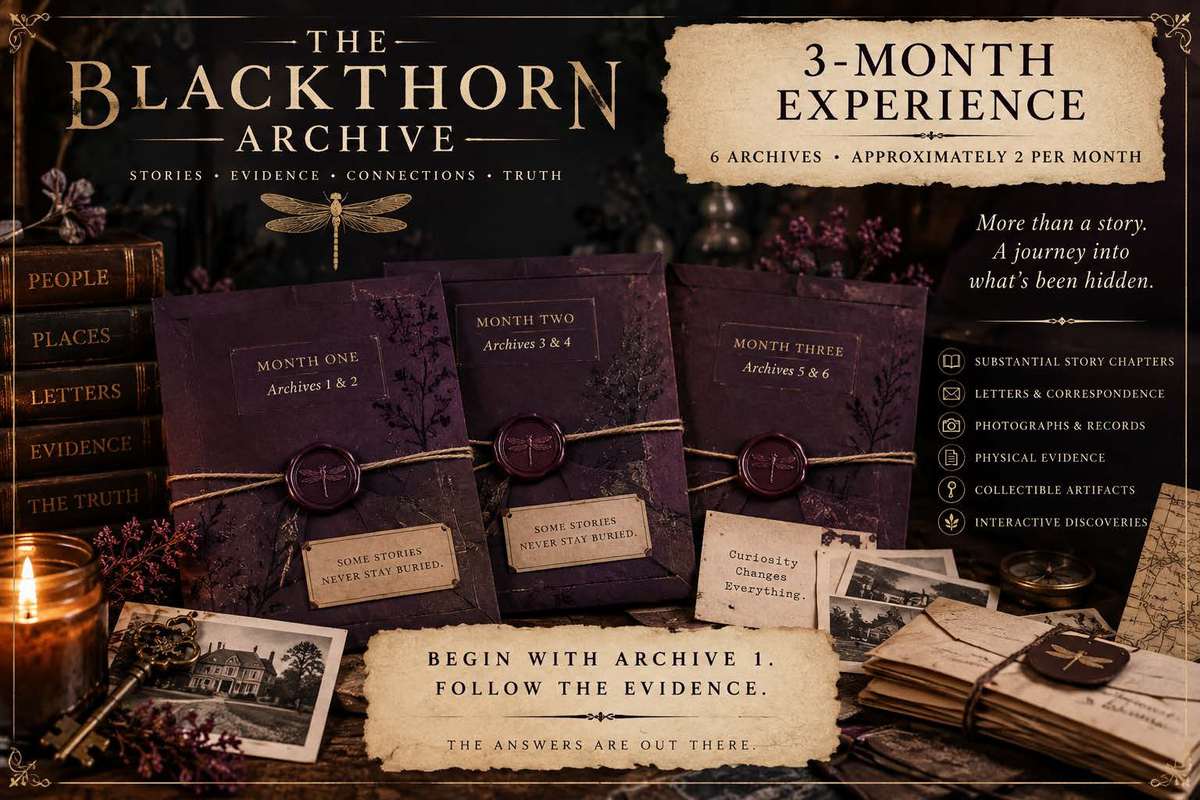 The Blackthorn Archive — Subscription Experience - 3 Month experience