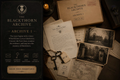 The Blackthorn Archive - Archive 1 contents including letters, keys, photographs and estate documents